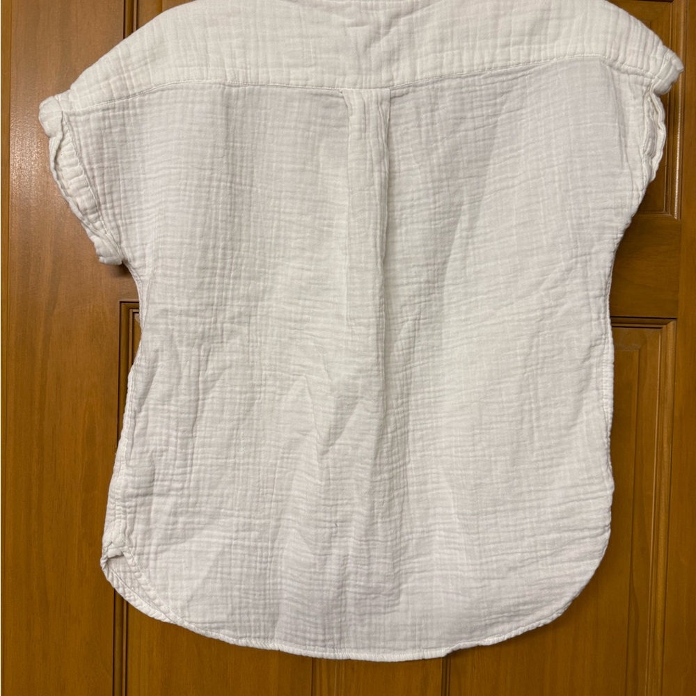 Faherty White Organic Cotton Shirt - Picture 2 of 3